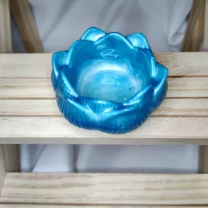 Bougeoir bleu