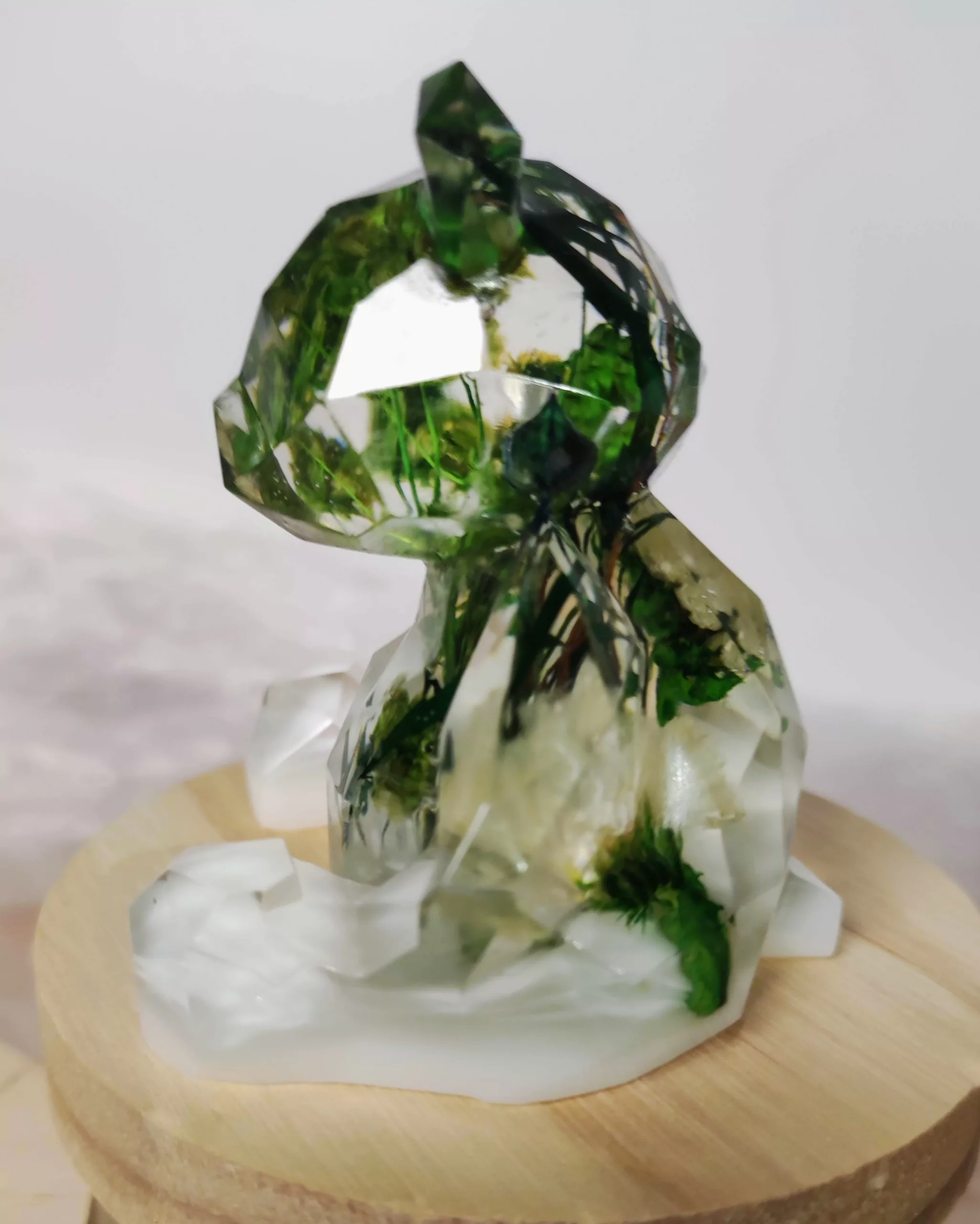 Ourson avec fleurs séchées – Image 2