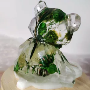 Ourson avec fleurs séchées – Image 3